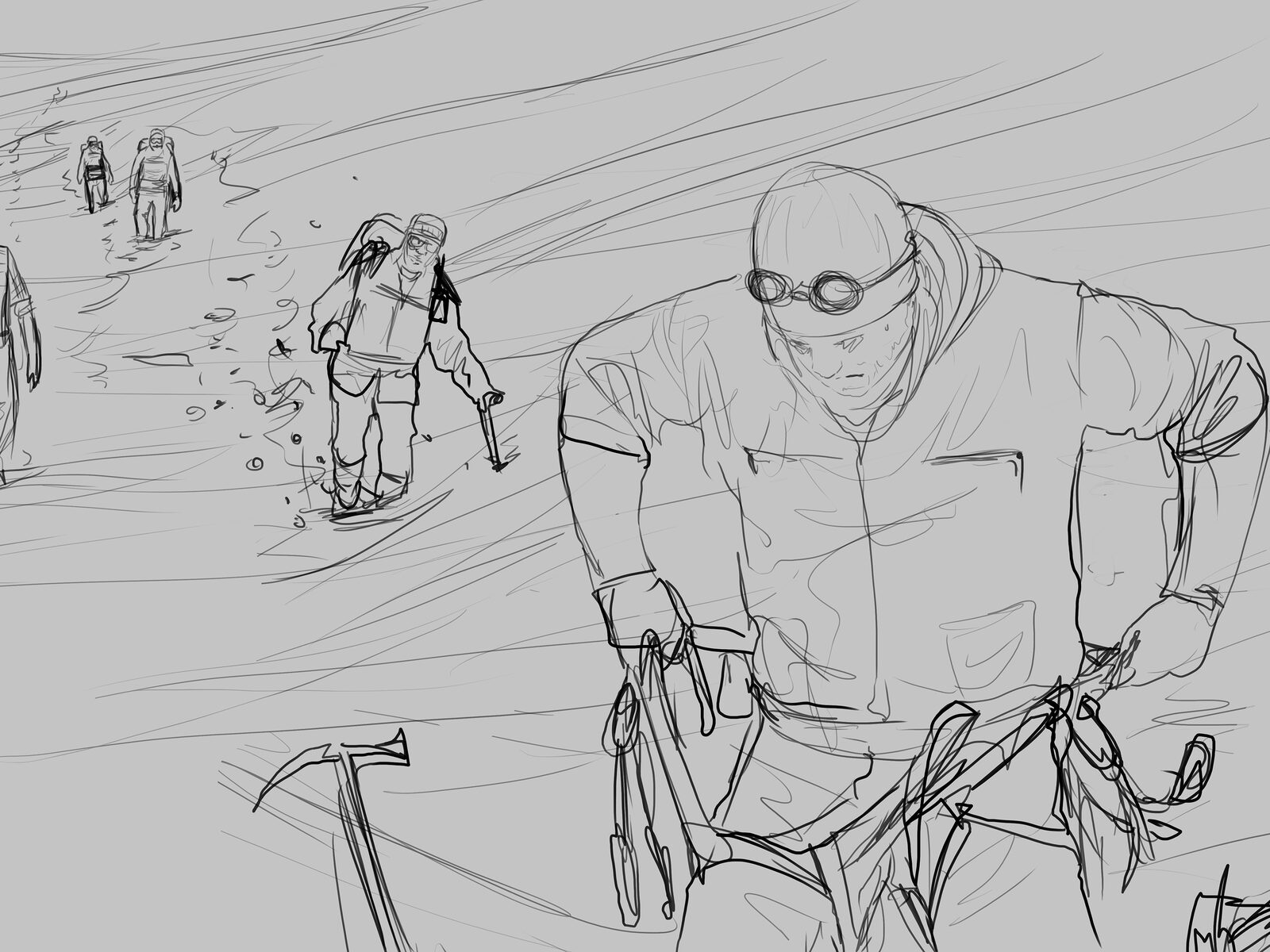 On Thin Ice – Storyboard · Aufstieg